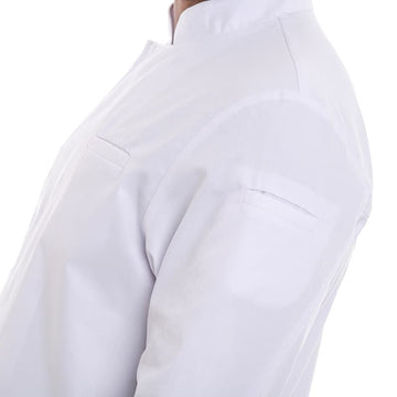 Veste de Cuisine Homme Modèle Texas Blanc - MANELLI - 11