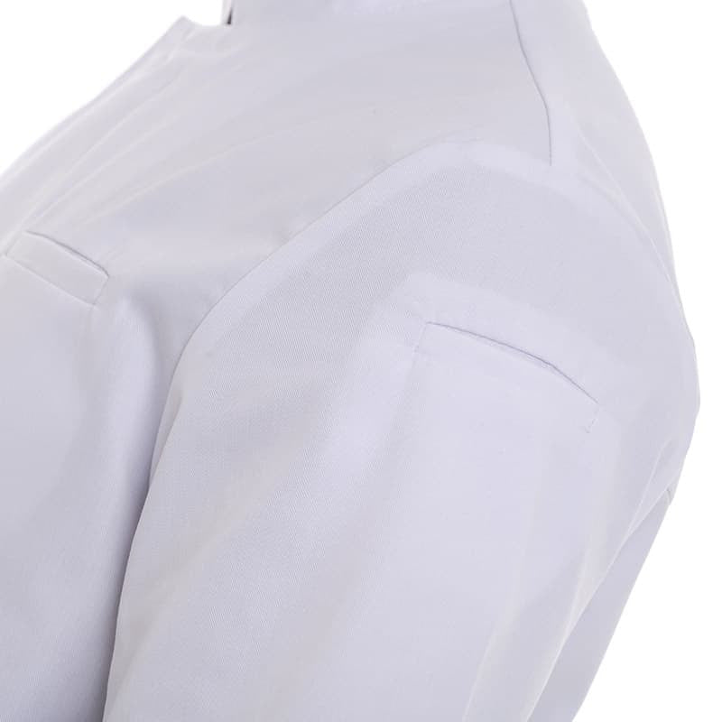 Veste de Cuisine Homme Texas Manches Courtes Blanche - MANELLI