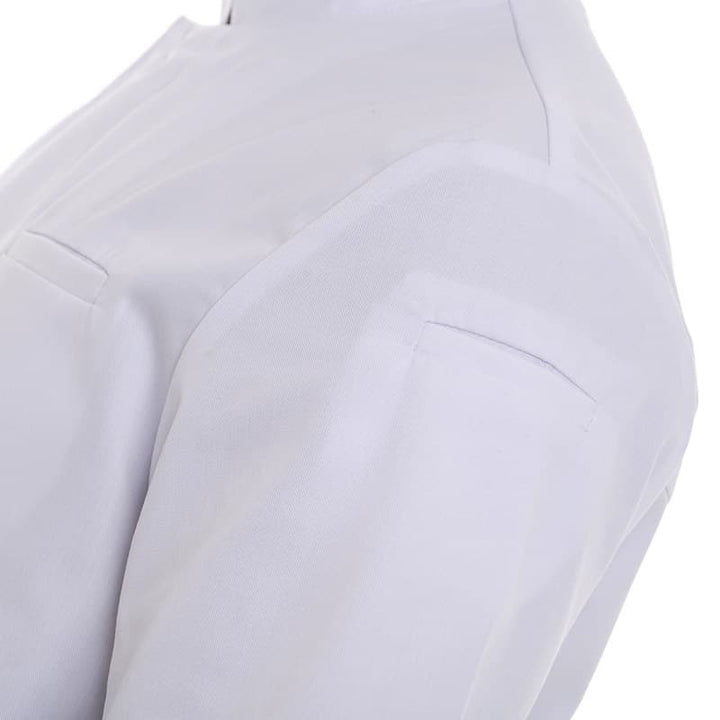 Veste de Cuisine Homme Texas Manches Courtes Blanche - MANELLI