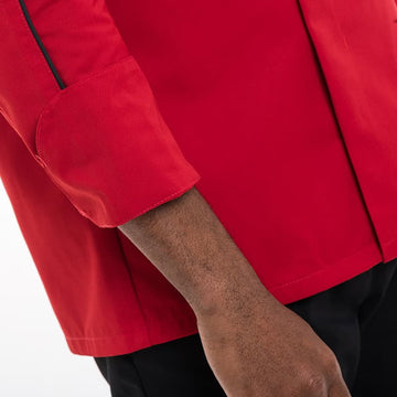 Veste de Cuisine Rouge - ROBUR - 10