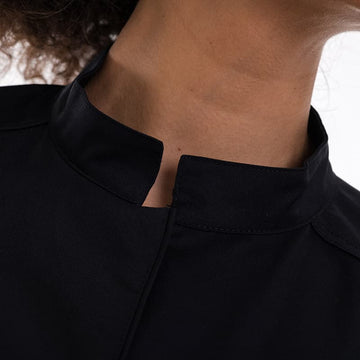 Veste de Cuisine Femme Manches Longues Elbax Noir - ROBUR - 11