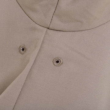 Veste de Cuisine Beige Liseré Long Marron - MANELLI - 10