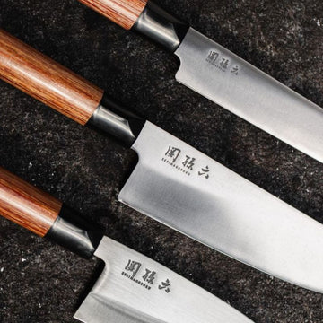 Couteau Japonais Usuba Seki Magoroku Red Wood  – KAI