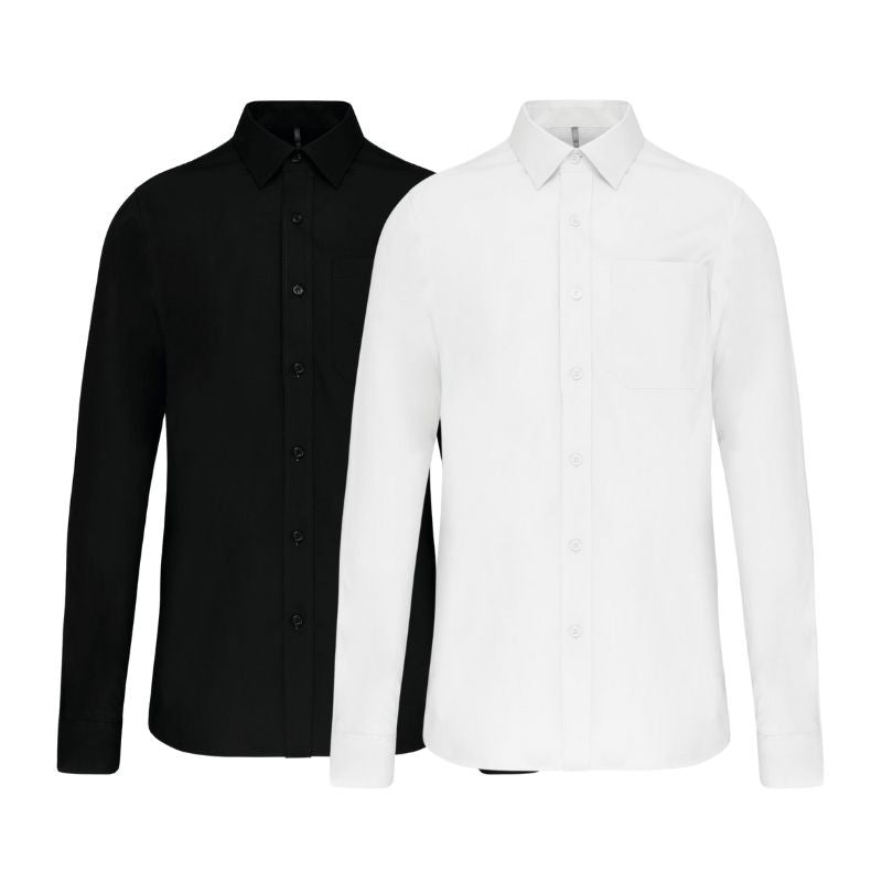 Chemise de Service Popeline Manches Longues - KARIBAN