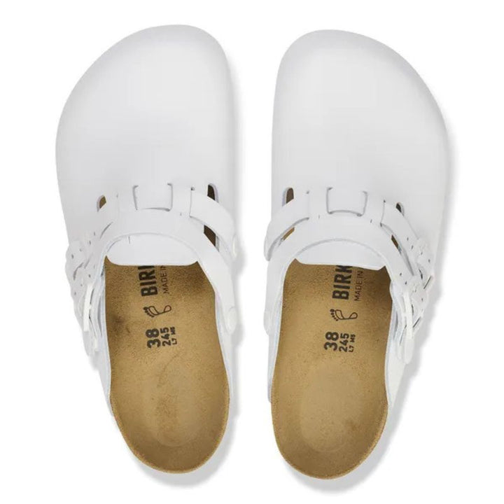 Sabots de Travail Kay Pro Mixte Liseré Bleu - BLANC