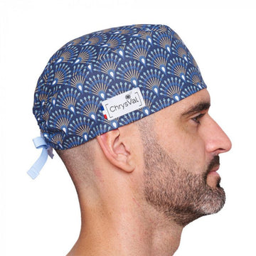 Calot Médical Unisexe Court 100% Coton à Motifs - CHRYSVAL - 21