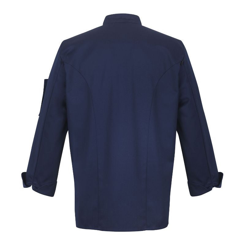 Veste de Cuisine NERO Marine Manches Longues - ROBUR