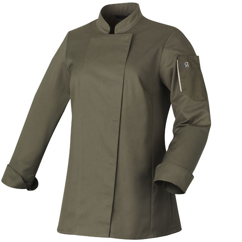 Veste de Cuisine Femme UNERA Kaki Manches Longues - ROBUR