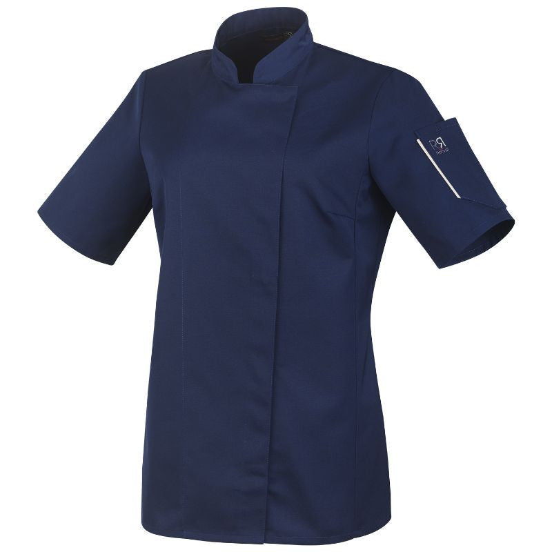 Veste de Cuisine Femme UNERA Marine Manches Courtes - ROBUR