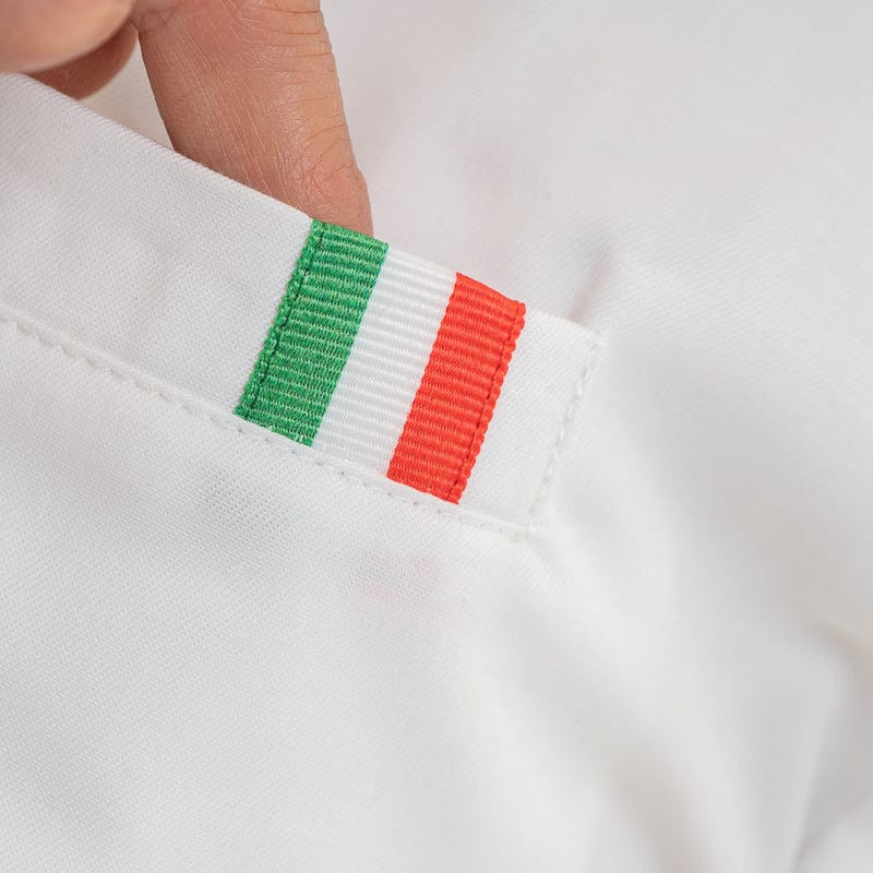 Veste de Cuisine Homme Florence Manches Courtes - MANELLI - Logo Italie