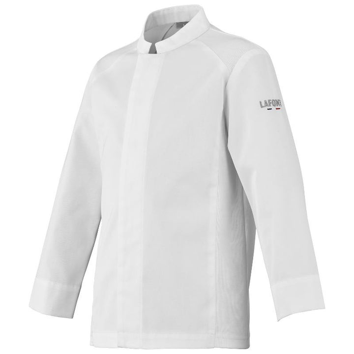 Veste de Cuisine Enfant Manches Longues Basil Blanc - LAFONT CUISINE