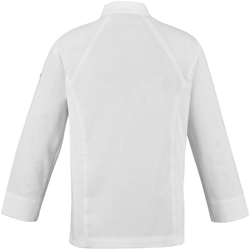 Veste de Cuisine Enfant Manches Longues Basil Blanc - LAFONT CUISINE I DOS