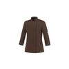 Veste de Cuisine Femme Manches Longues Marron - EGOCHEF