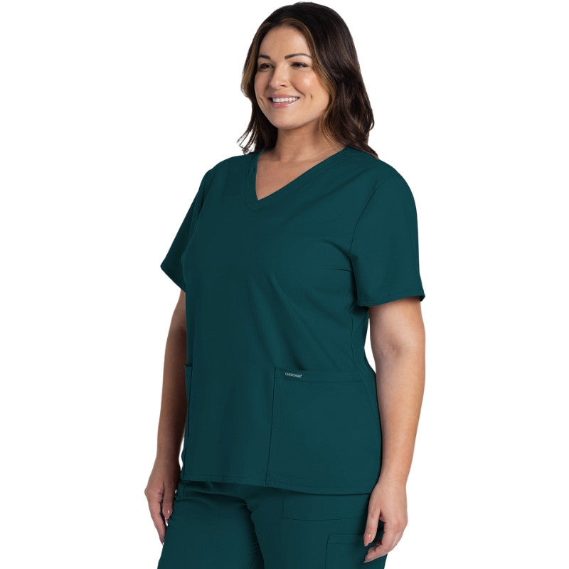 Blouse médicale Femme Orignals Ultre - CHEROKEE VERT CARAIBES PROFIL
