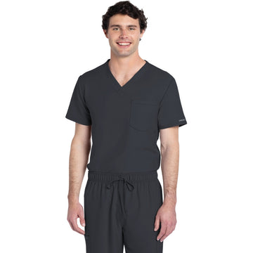 Blouse médicale Unisexe Manches Courtes Orignals Ultra - CHEROKEE - gris