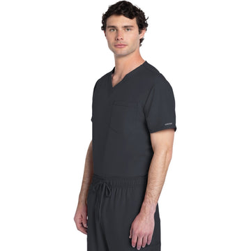 Blouse médicale Unisexe Manches Courtes Orignals Ultra - CHEROKEE - gris