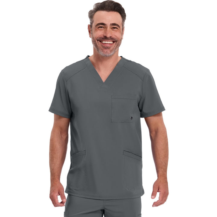 Blouse Médicale Homme Manches Courtes Infinity - CHEROKEE - gris