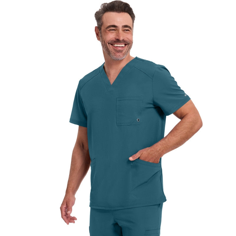 Blouse Médicale Homme Manches Courtes Infinity - CHEROKEE - vert