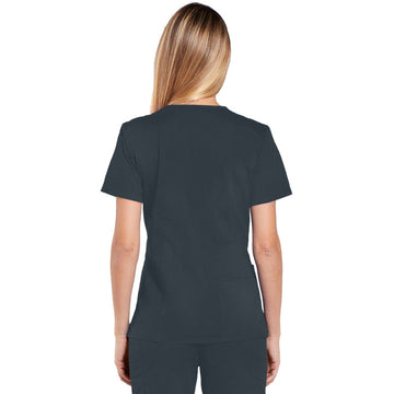 Blouse Médicale Femme Manches Courtes Core Stretch – CHEROKEE - Gris