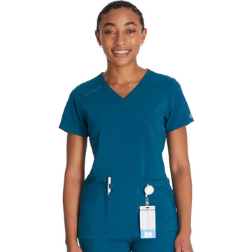 Blouse Médicale Femme Manches Courtes EDS Essentials - DICKIES MEDICAL - Vert
