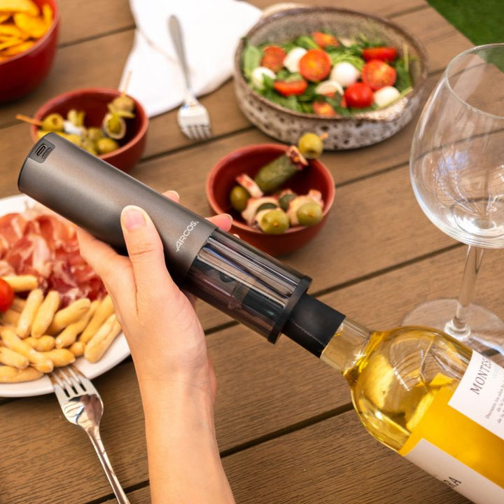 Tire-Bouchon Électrique Finition Métal - ARCOS