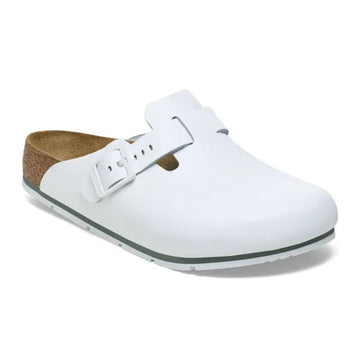 Sabots de Travail Mixte Boston Pro Pied Étroit Blanc - BIRKENSTOCK