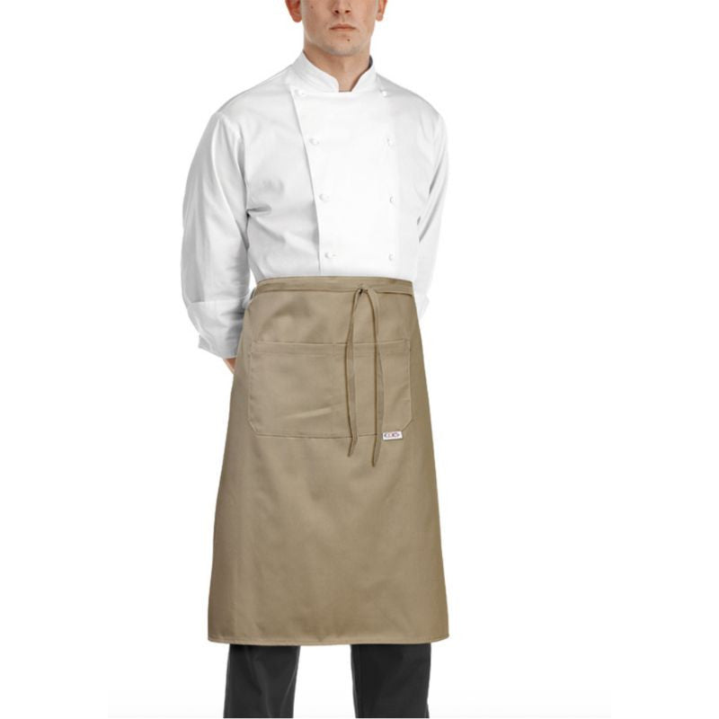 Tablier de Cuisine Demi-chef Tea Mix 2 poches avant Beige  EGOCHEF