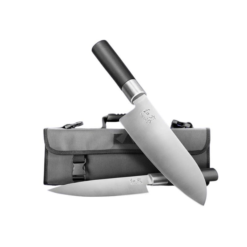 Set de Couteaux de Cuisine Wasabi Black avec Mallette Noir – KAI
