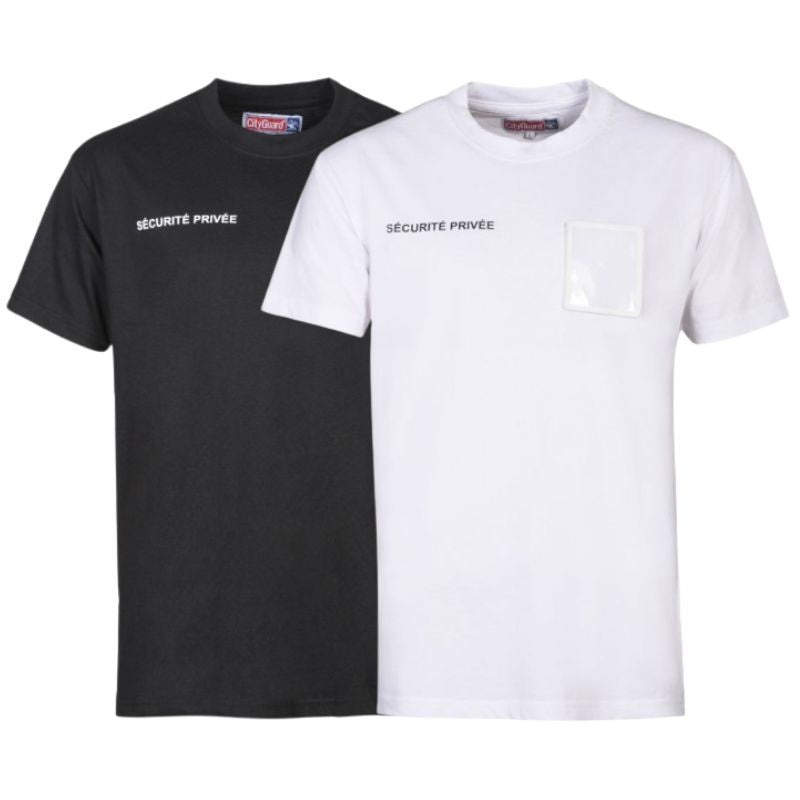 T-shirt de Sécurité Privée Sérigraphie Rétro Réfléchissante – CITYGUARD