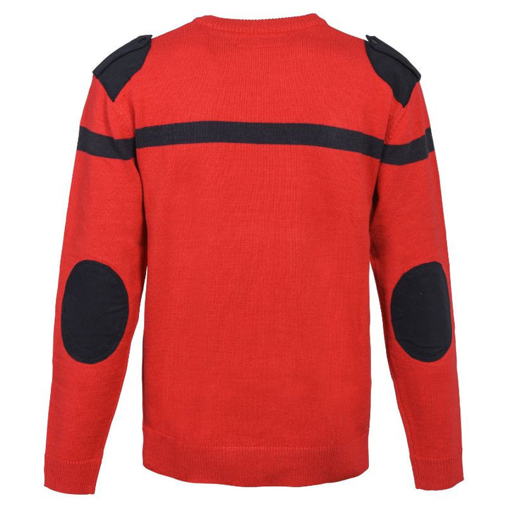 Pull de Sécurité Incendie Manches Longues Acrylique/Laine Rouge – CITYGUARD