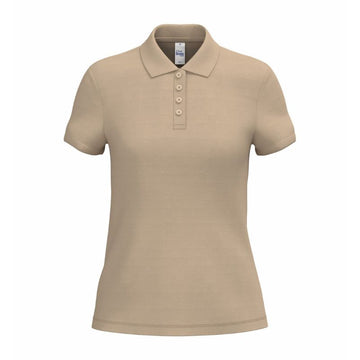 Polo de Service Piqué Femme Manches Courtes BEIGE