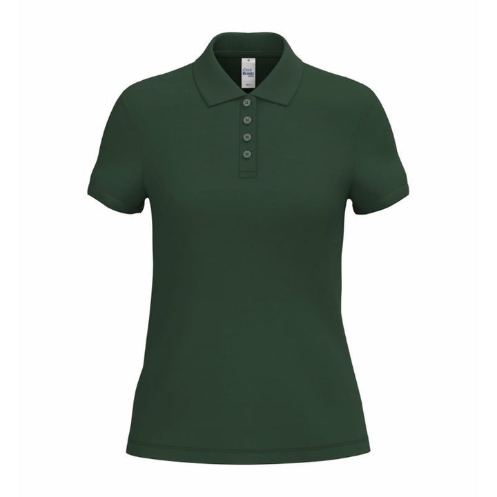 Polo de Service Piqué Femme Manches Courtes VERT