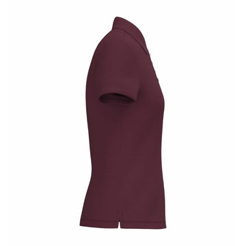 Polo de Service Piqué Femme Manches Courtes BORDEAUX