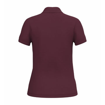 Polo de Service Piqué Femme Manches Courtes BORDEAUX