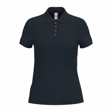 Polo de Service Piqué Femme Manches Courtes BLEU MARINE