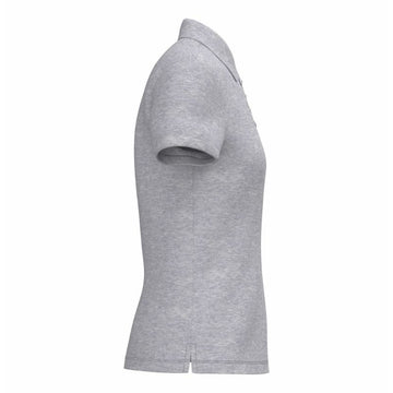 Polo de Service Piqué Femme Manches Courtes gris clair