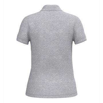 Polo de Service Piqué Femme Manches Courtes gris clair
