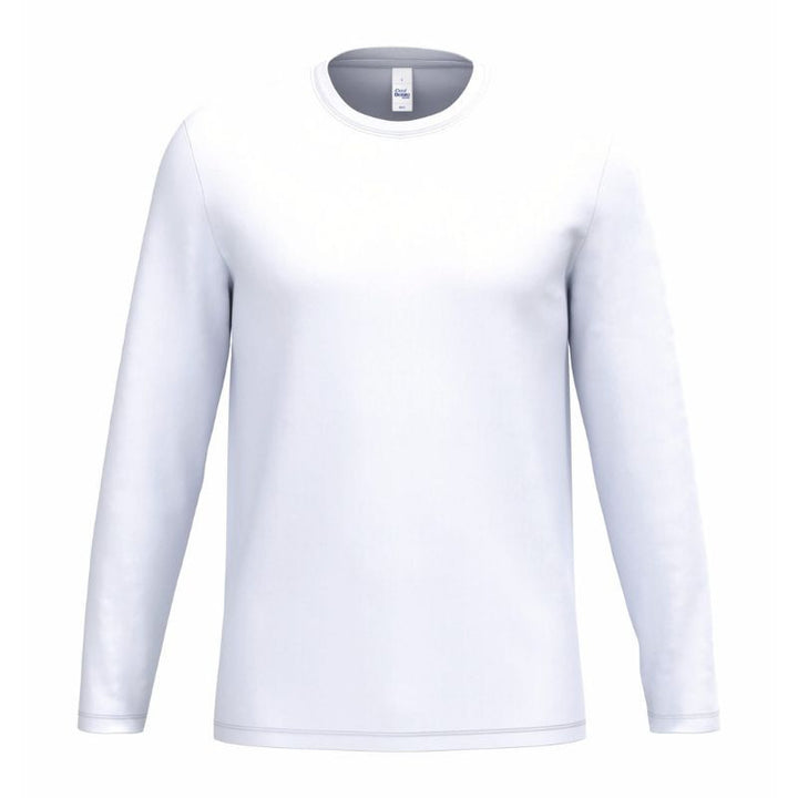 T-shirt de Service Mixte Manches Longues blanc