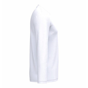 T-shirt de Service Mixte Manches Longues blanc
