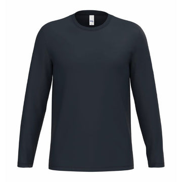 T-shirt de Service Mixte Manches Longues bleu marine