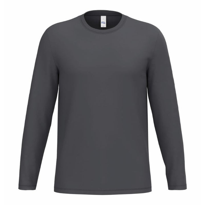 T-shirt de Service Mixte Manches Longues gris foncé