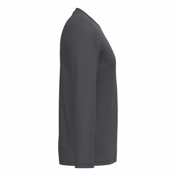 T-shirt de Service Mixte Manches Longues gris foncé