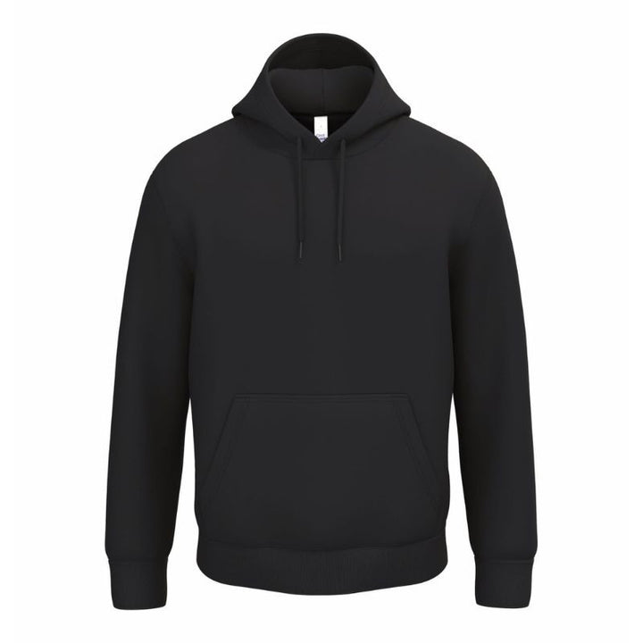 Sweat-shirt de Travail Mixte Molleton Gratté Poche Kangourou  NOIR