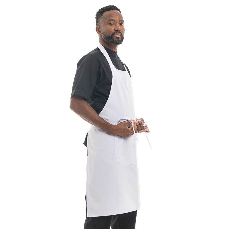 Profil Tablier à Bavette Auvergne Made in France Blanc - MANELLI