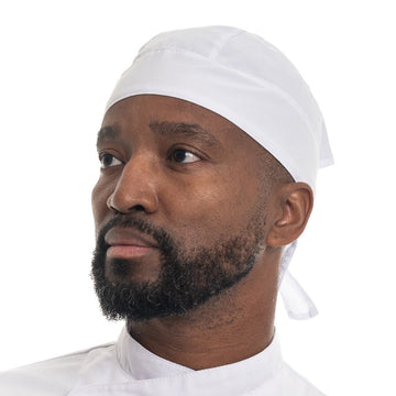 Bandana de Cuisine Camargue Made in France Blanc  - MANELLI