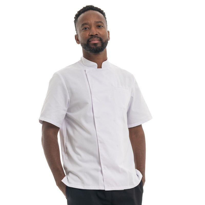 Veste de Cuisine Homme Savoie Blanche Made in France - MANELLI