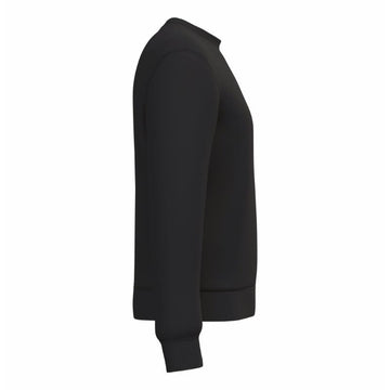 Sweat-shirt de Travail Mixte Col Rond Molleton Gratté noir