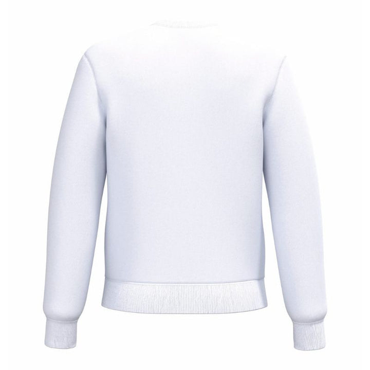 Sweat-shirt de Travail Mixte Col Rond Molleton Gratté blanc