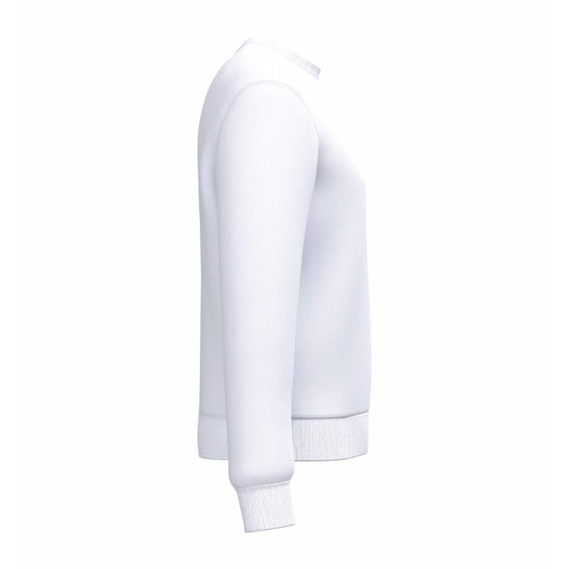 Sweat-shirt de Travail Mixte Col Rond Molleton Gratté blanc