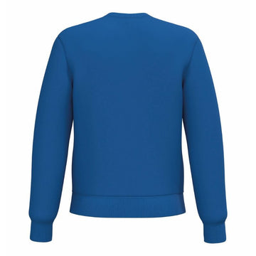 Sweat-shirt de Travail Mixte Col Rond Molleton Gratté bleu royal